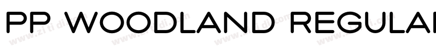 PP Woodland Regular字体转换 PP Woodland Regular字体转换